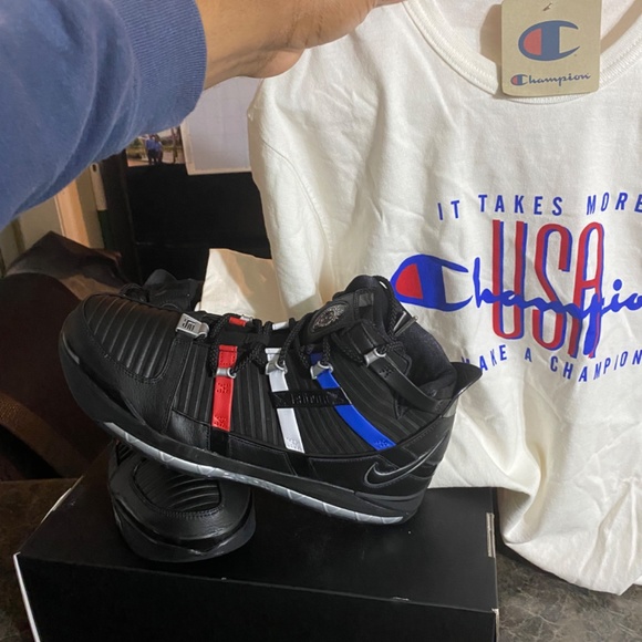 Lebron III QS SIZE 13 with match tee size L main image 10